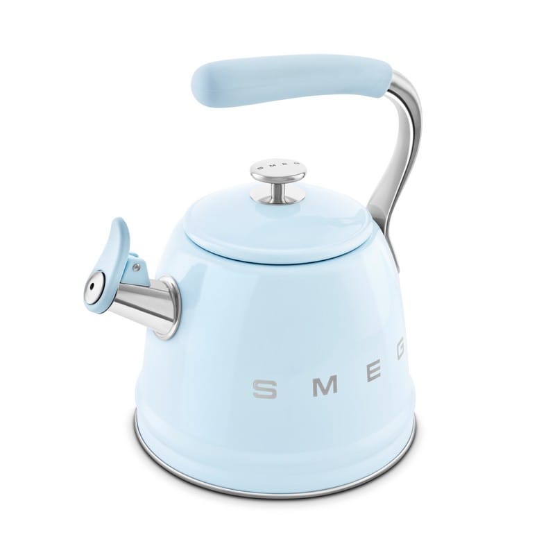 Чайник зі свистком WKF01PB пастельно-блакитний Smeg (50'S RETRO STYLE)