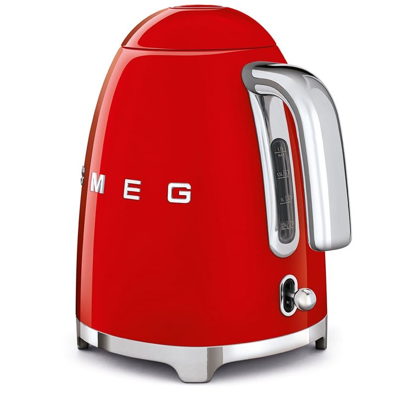 Чайник електричний KLF03RDEU 1,7л червоний Smeg (50'S RETRO STYLE) Чайник електричний KLF03RDEU 1,7л червоний Smeg (50'S RETRO STYLE)