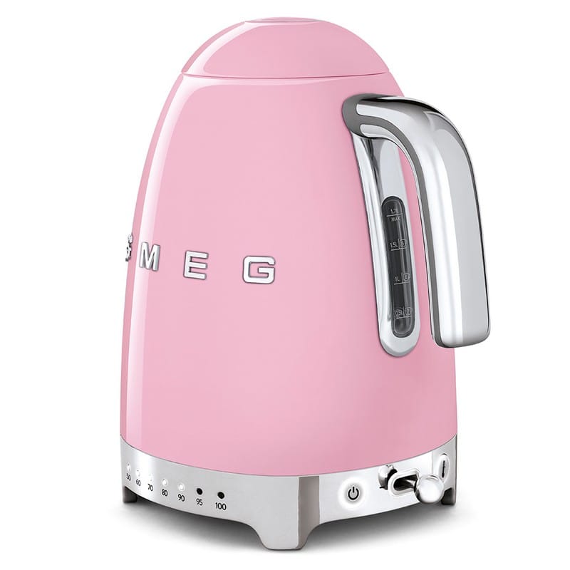 Чайник електричний KLF04PKEU 1,7л рожевий Smeg (50'S RETRO STYLE) Чайник електричний KLF04PKEU 1,7л рожевий Smeg (50'S RETRO STYLE)