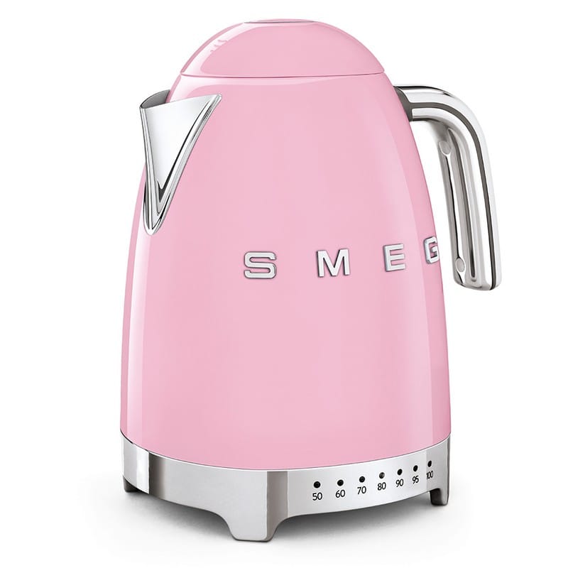 Чайник електричний KLF04PKEU 1,7л рожевий Smeg (50'S RETRO STYLE) Чайник електричний KLF04PKEU 1,7л рожевий Smeg (50'S RETRO STYLE)