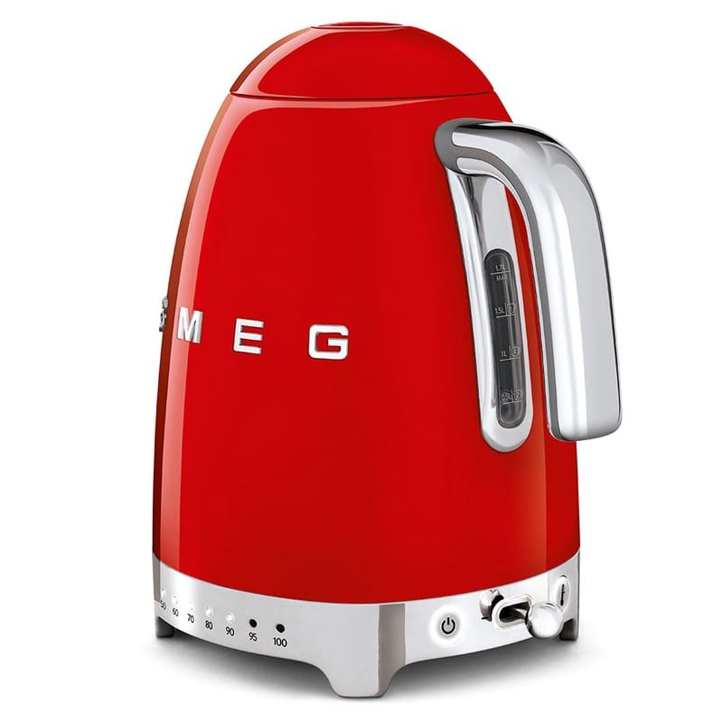 Чайник електричний KLF04RDEU 1,7л червоний Smeg (50'S RETRO STYLE)