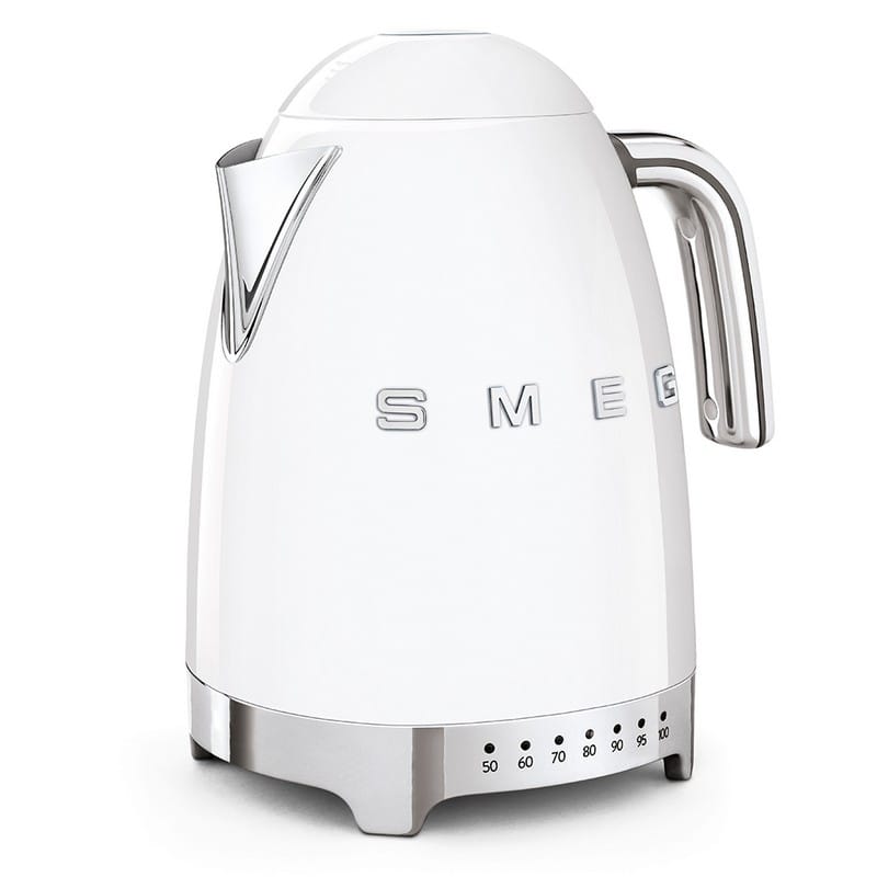Чайник електричний KLF04WHEU 1,7л білий Smeg (50'S RETRO STYLE) Чайник електричний KLF04WHEU 1,7л білий Smeg (50'S RETRO STYLE)