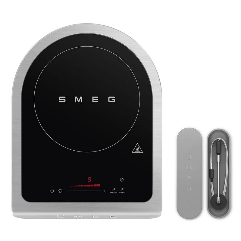 Портативна індукційна варильна поверхня PIC01BLMEU чорний матовий Smeg (COLLEZIONE)