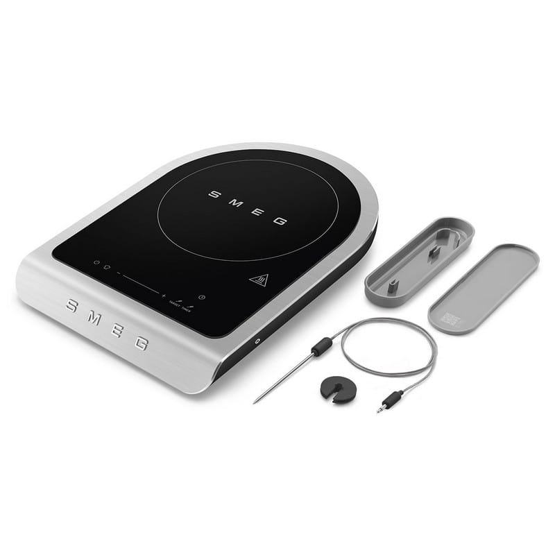 Портативна індукційна варильна поверхня PIC01BLMEU чорний матовий Smeg (COLLEZIONE)