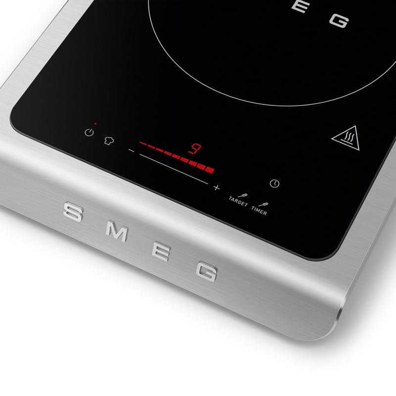 Портативна індукційна варильна поверхня PIC01BLMEU чорний матовий Smeg (COLLEZIONE)