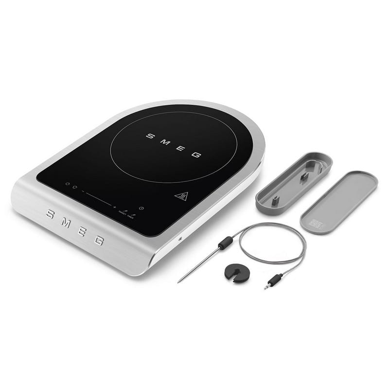 Портативна індукційна варильна поверхня PIC01WHMEU білий матовий Smeg (COLLEZIONE)