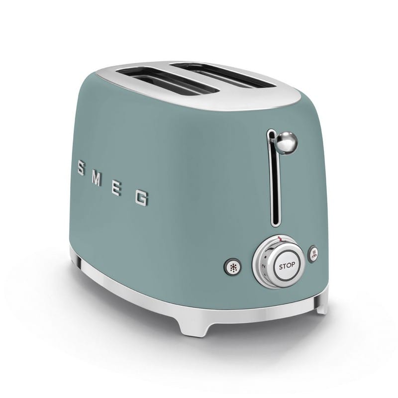 Тостер електричний TSF01EGMEU смарагдово-зелений матовий Smeg (50'S RETRO STYLE)