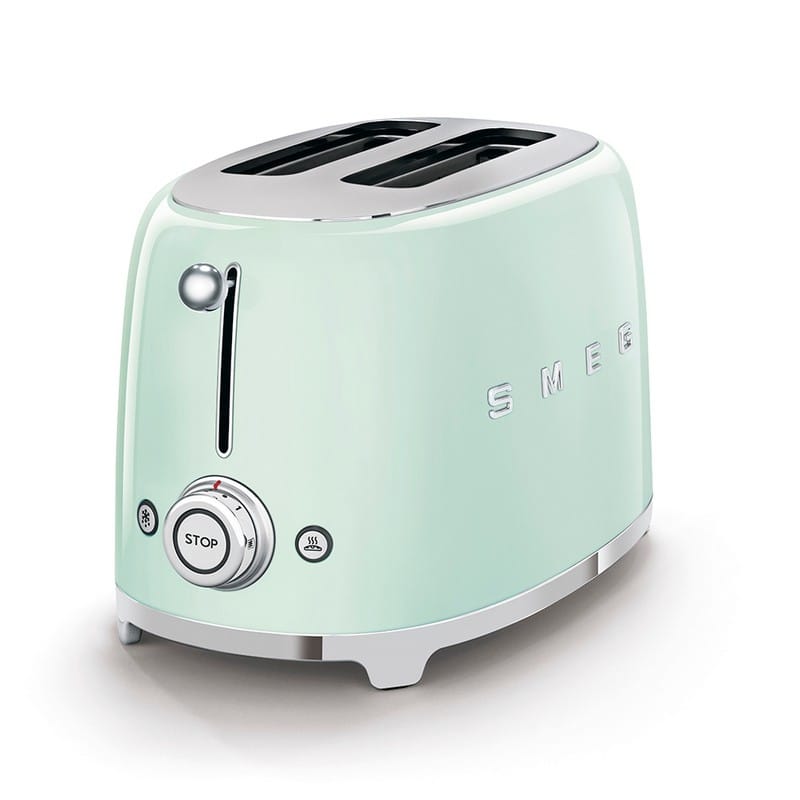 Тостер електричний TSF01PGEU пастельно-зелений Smeg (50'S RETRO STYLE) Тостер електричний TSF01PGEU пастельно-зелений Smeg (50'S RETRO STYLE)