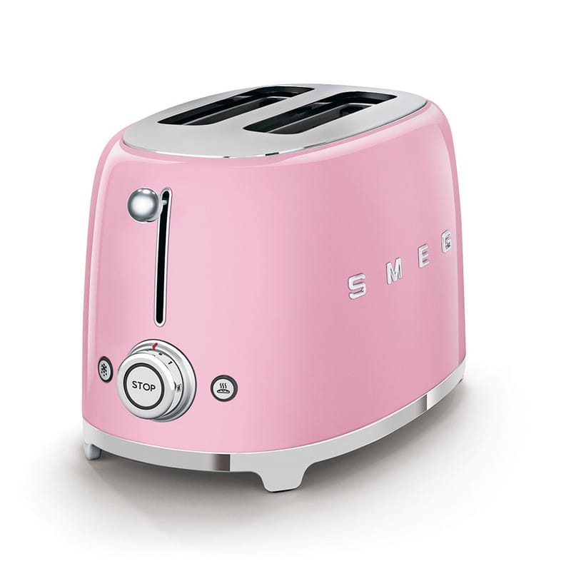 Тостер електричний TSF01PKEU рожевий Smeg (50'S RETRO STYLE)