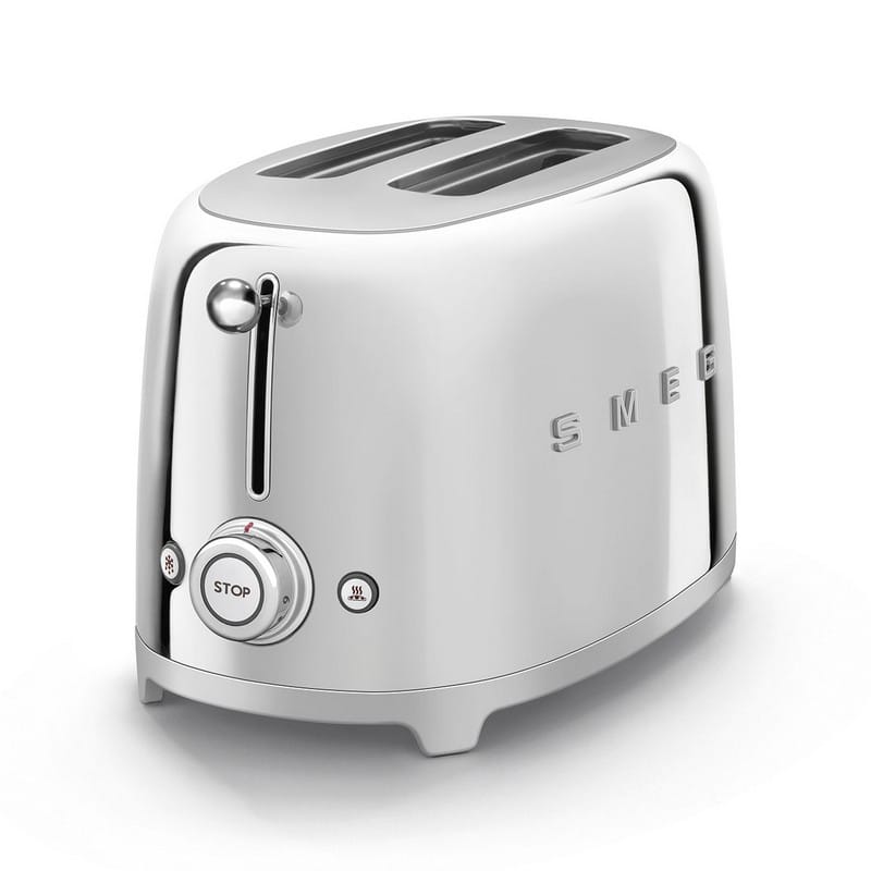 Тостер електричний TSF01SSEU нержавіюча сталь Smeg (50'S RETRO STYLE)