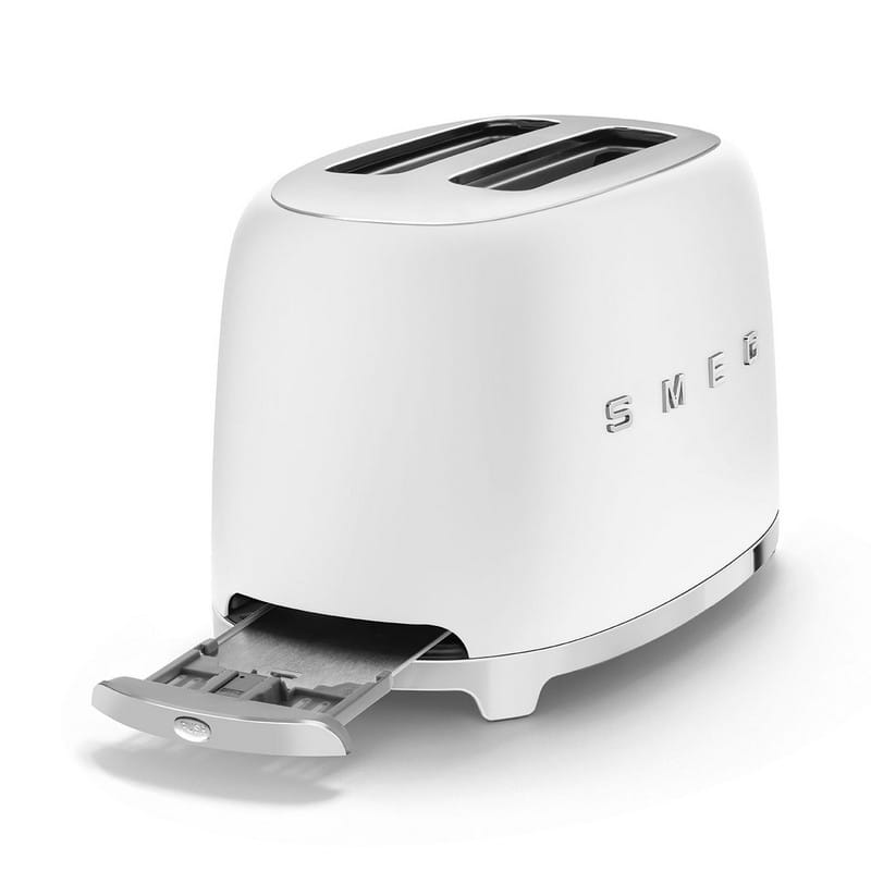 Тостер електричний TSF01WHMEU білий матовий Smeg (50'S RETRO STYLE) Тостер електричний TSF01WHMEU білий матовий Smeg (50'S RETRO STYLE)