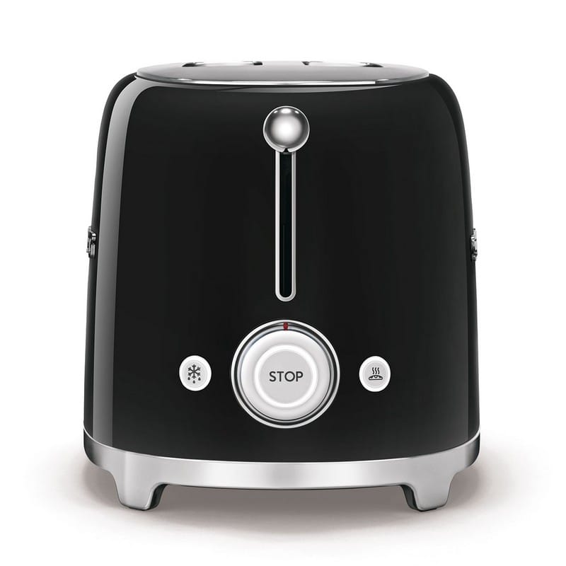 Тостер електричний TSF02BLEU чорний Smeg (50'S RETRO STYLE)