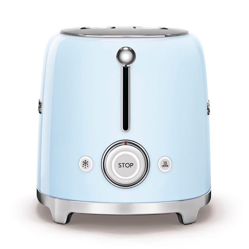 Тостер електричний TSF02PBEU пастельно-блакитний Smeg (50'S RETRO STYLE) Тостер електричний TSF02PBEU пастельно-блакитний Smeg (50'S RETRO STYLE)