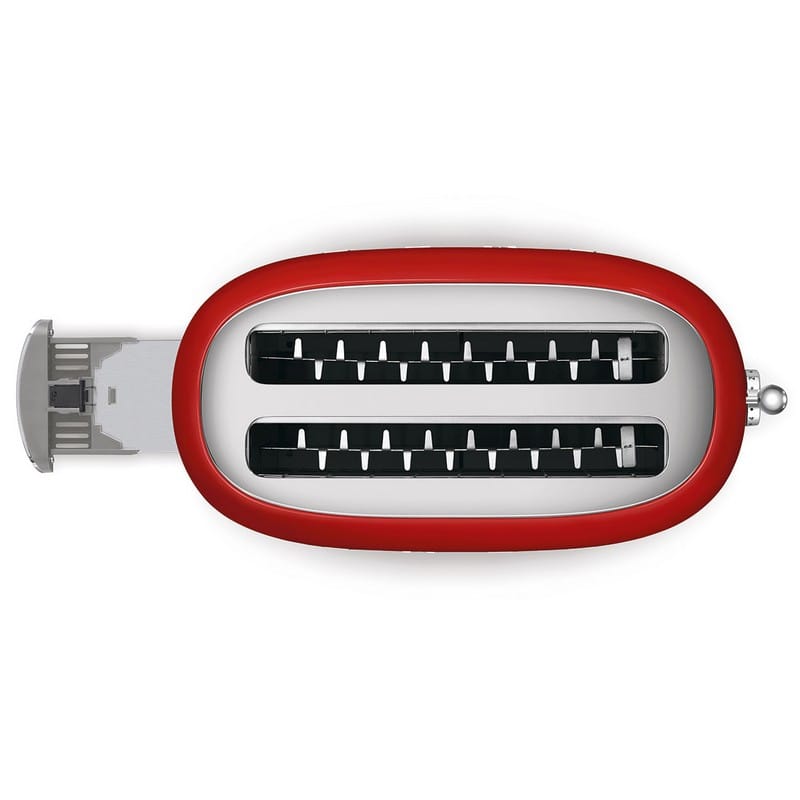 Тостер електричний TSF02RDEU червоний Smeg (50'S RETRO STYLE)
