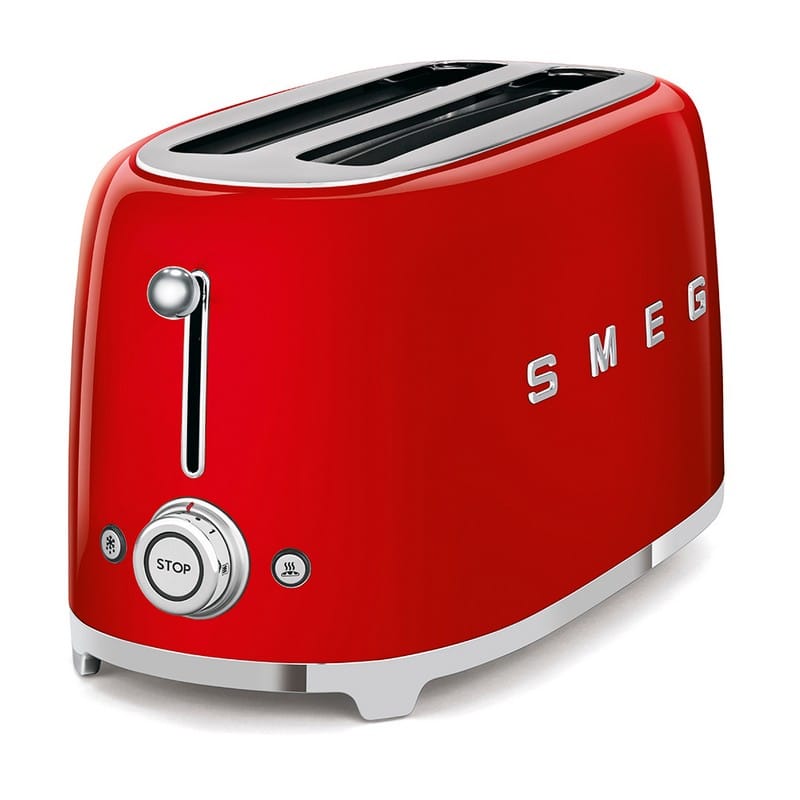 Тостер електричний TSF02RDEU червоний Smeg (50'S RETRO STYLE)