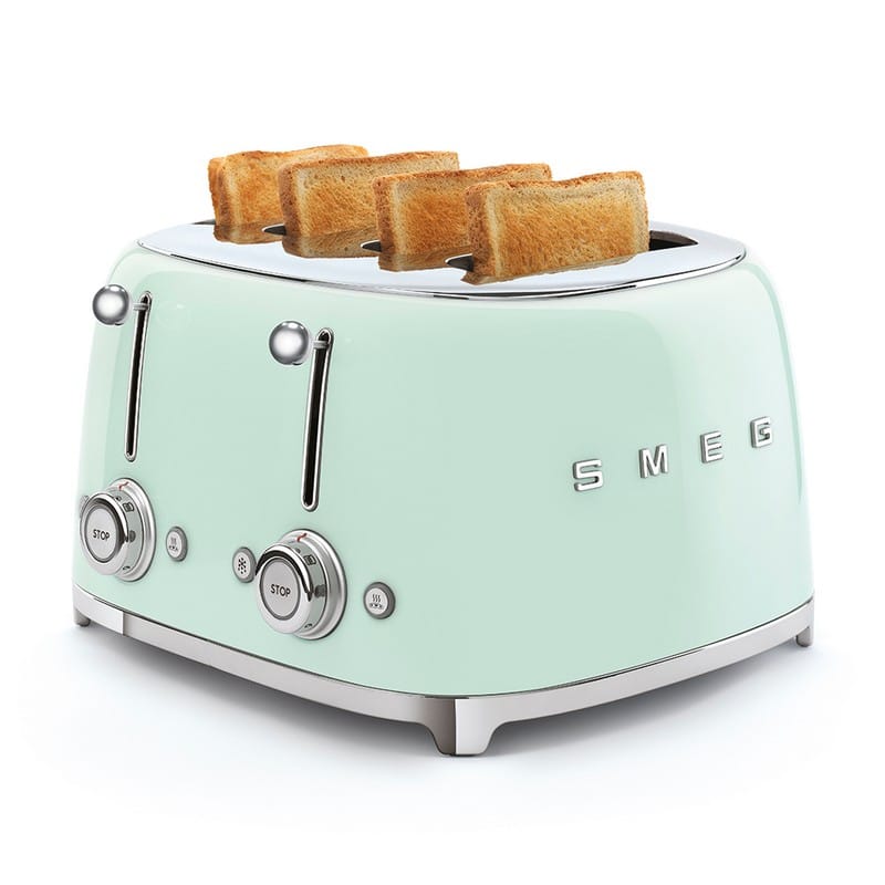 Тостер електричний TSF03PGEU пастельно-зелений Smeg (50'S RETRO STYLE)