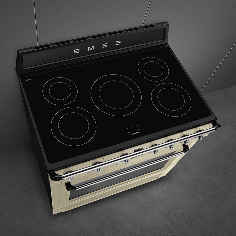 Варильний центр TR90IMP 90 см кремовий Smeg (VICTORIA) Варильний центр TR90IMP 90 см кремовий Smeg (VICTORIA)