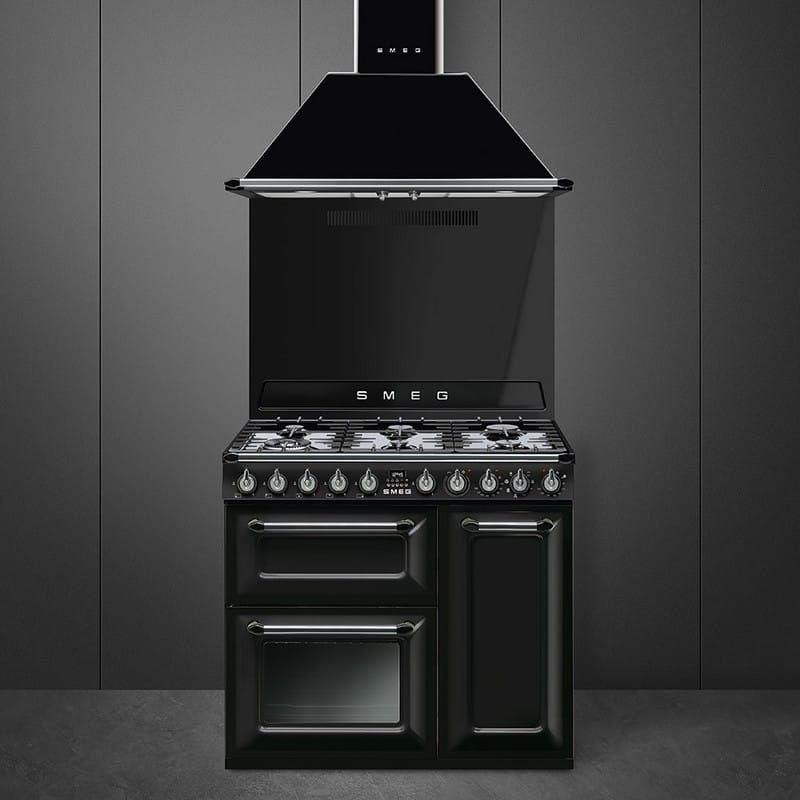 Варильний центр TR93BL 90 см Smeg (VICTORIA)