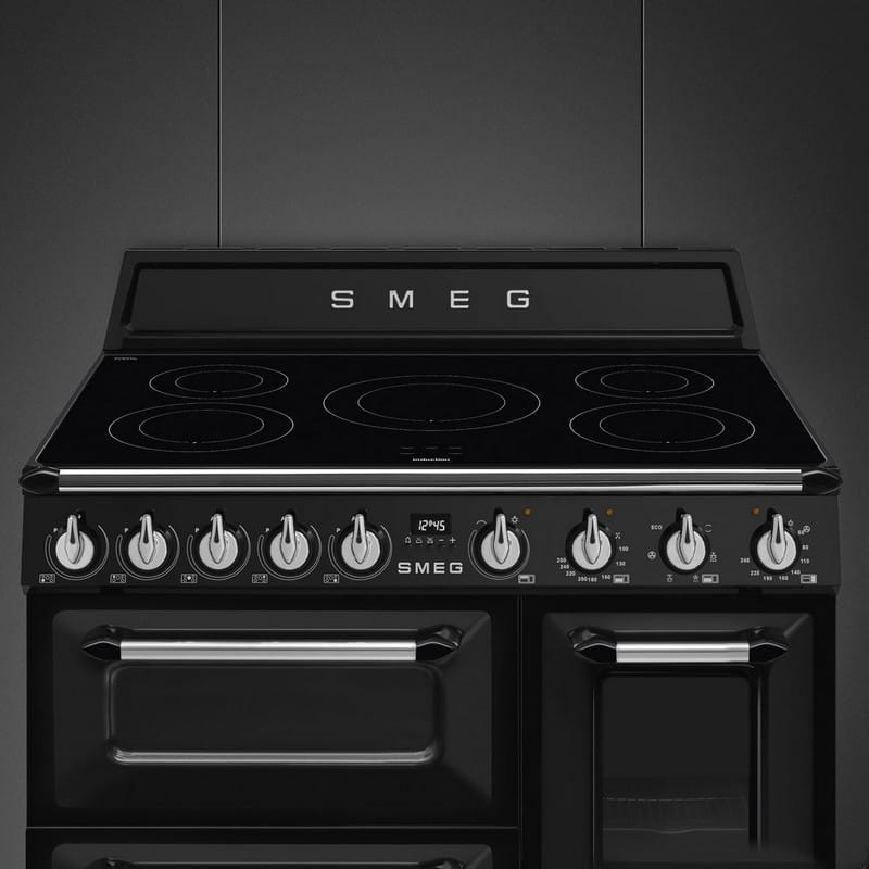 Варильний центр TR93IBL2 чорний Smeg (VICTORIA)