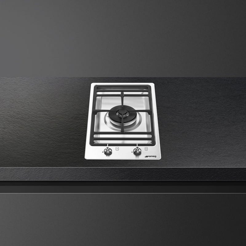Газова варильна поверхня PGF31G2 нержавіюча сталь серія "Domino" 31 см Smeg (CLASSICA) Газова варильна поверхня PGF31G2 нержавіюча сталь серія "Domino" 31 см Smeg (CLASSICA)