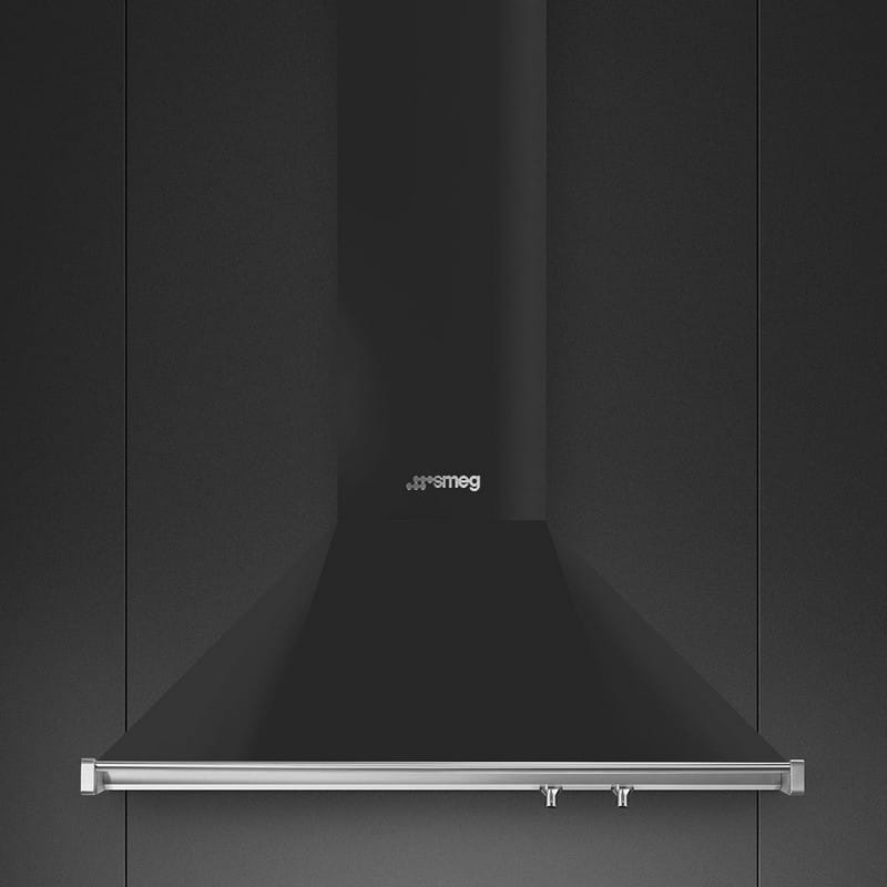 Витяжка пристінна KD90HAE 90 см антрацит Smeg (CLASSICA)