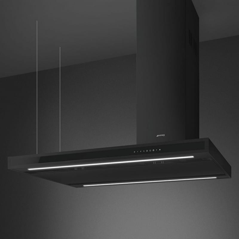 Витяжка острівна KLTI12L4MB 120 см чорний матовий Smeg (UNIVERSAL) Витяжка острівна KLTI12L4MB 120 см чорний матовий Smeg (UNIVERSAL)