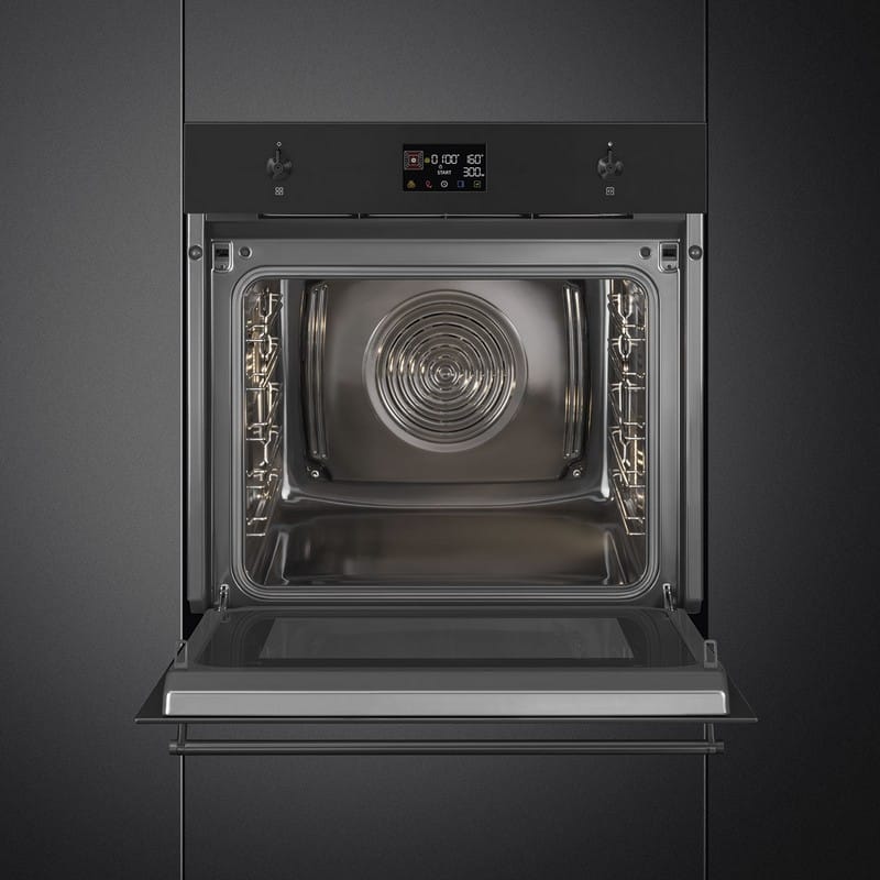 Духова шафа SO6302M2N з мікрохвилями, чорний матовий Smeg (CLASSICA) Духова шафа SO6302M2N з мікрохвилями, чорний матовий Smeg (CLASSICA)