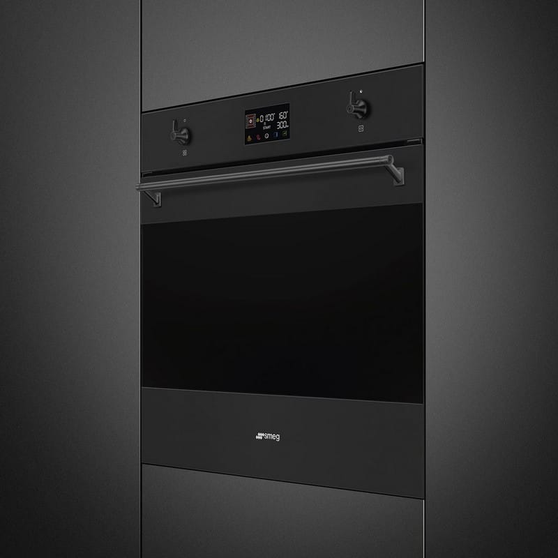 Духова шафа SO6302M2N з мікрохвилями, чорний матовий Smeg (CLASSICA) Духова шафа SO6302M2N з мікрохвилями, чорний матовий Smeg (CLASSICA)