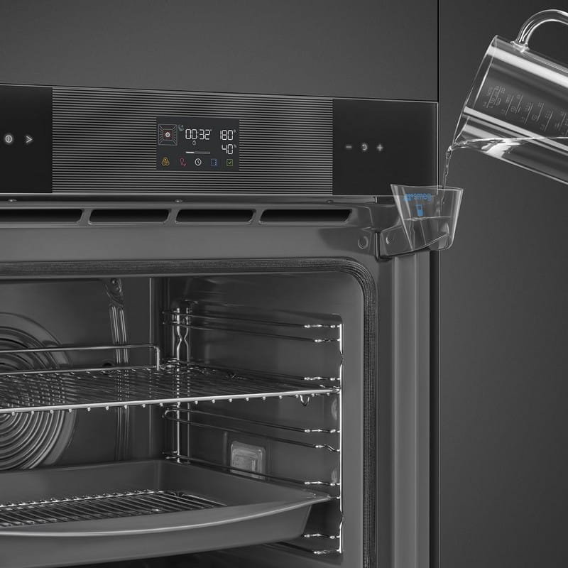 Духова шафа SOP6102S2PB3 з парою, SteamOne, Smeg (LINEA)
