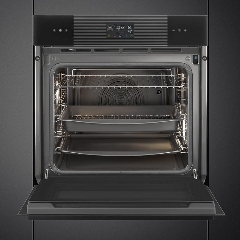 Духова шафа SOP6102S2PB3 з парою, SteamOne, Smeg (LINEA)