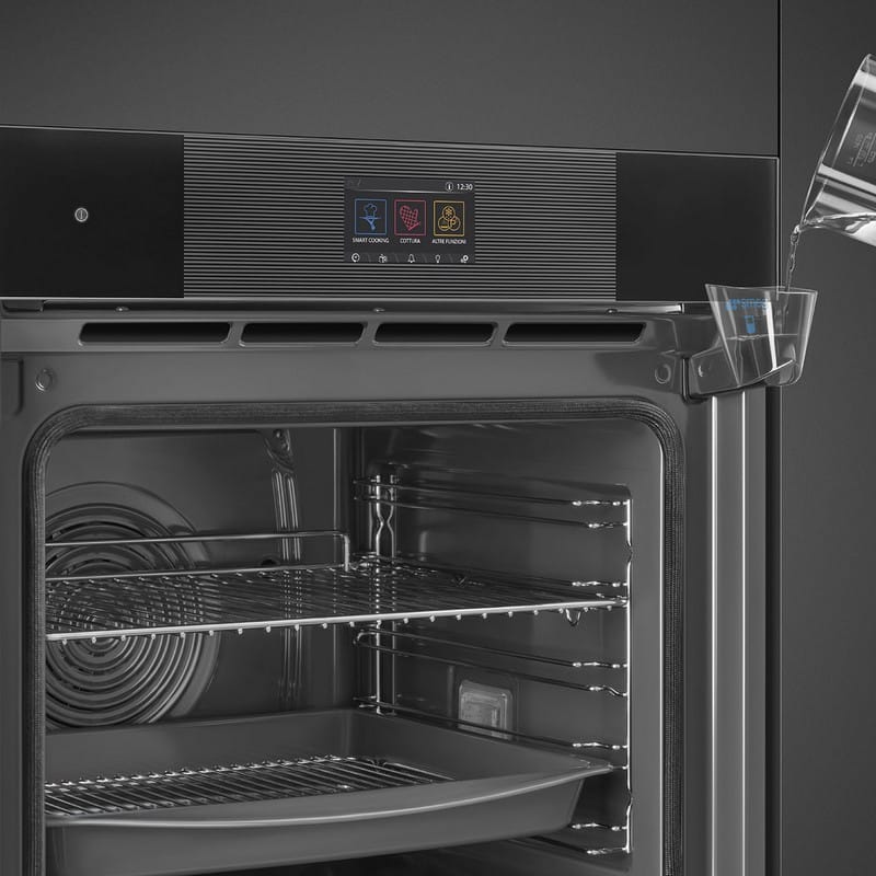 Духова шафа SOP6104S2PB3 з парою , SteamOne, Smeg (LINEA)