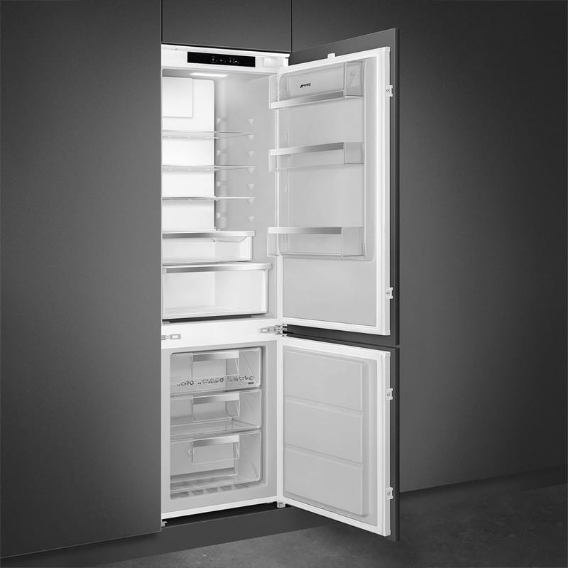 Вбудований комбінований холодильник C9174TN1D Smeg (UNIVERSAL)