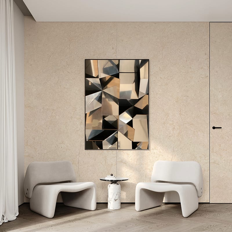 Стеновая панель SPC Rocko Tiles R194 PT Аренит 2800х1230х4mm