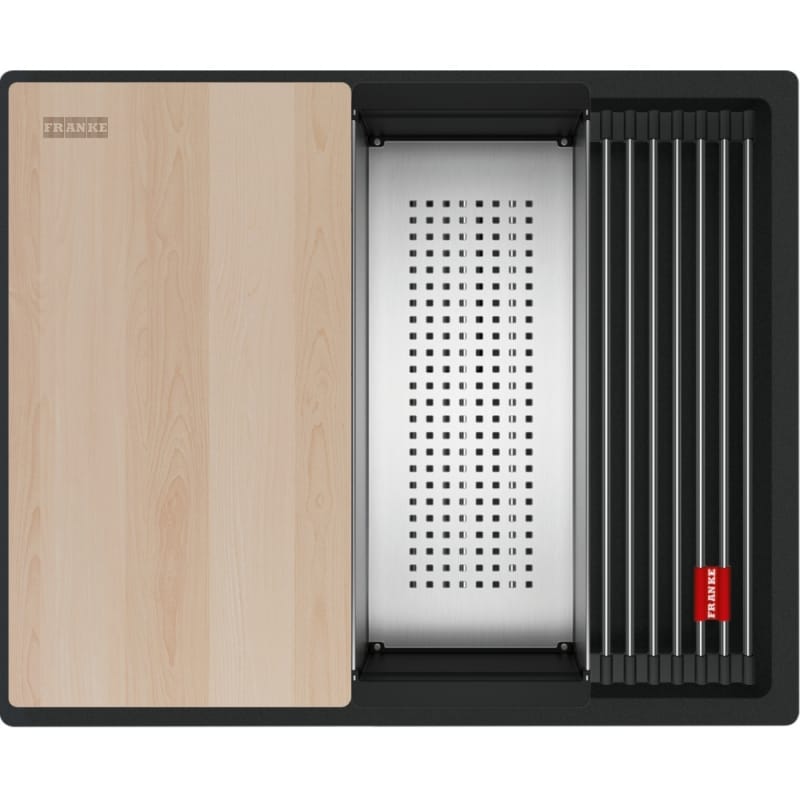 Мийка граніт KNG PRO 110-52 Black Edition чорний матовий  Franke (125.0750.487)