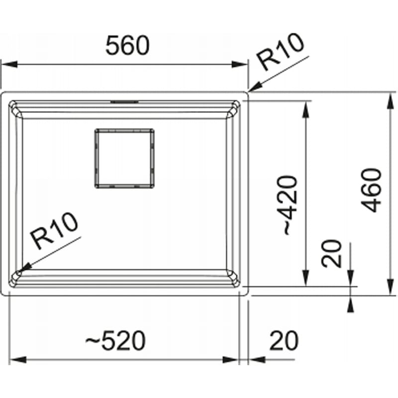 Мийка граніт KNG PRO 110-52 сірий камінь Franke (125.0750.490) Мийка граніт KNG PRO 110-52 сірий камінь Franke (125.0750.490)