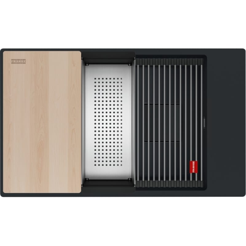 Мийка граніт KNG PRO 110-62 Black Edition чорний матовий  Franke (125.0750.496)