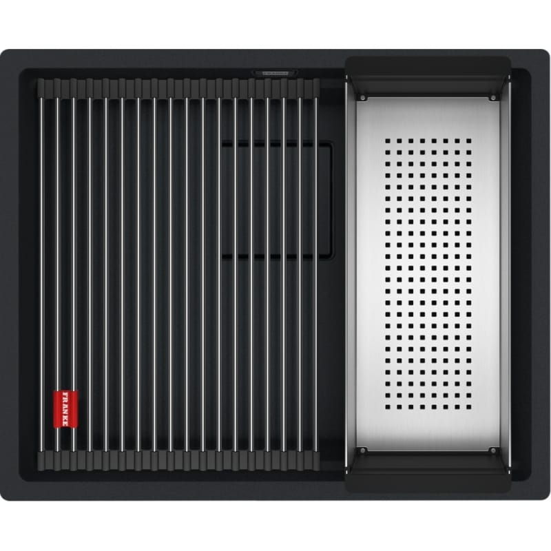 Мийка граніт KNG 110-52 Black Edition чорний матовий Franke (125.0750.725)