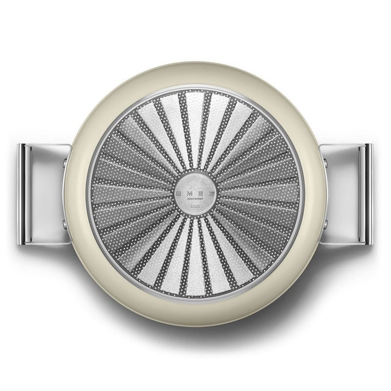 Сковорідка DPF2812CRM 28 см, кришка, керамічне покриття, кремовий мат Smeg (50'S RETRO STYLE) Сковорідка DPF2812CRM 28 см, кришка, керамічне покриття, кремовий мат Smeg (50'S RETRO STYLE)