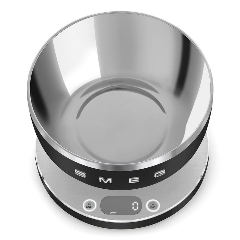 Кухонні ваги KSC01BLMWW цифрові, чорний матовий Smeg (COLLEZIONE) Кухонні ваги KSC01BLMWW цифрові, чорний матовий Smeg (COLLEZIONE)