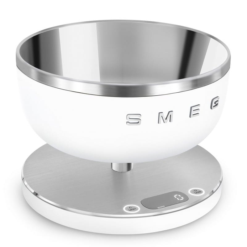 Кухонні ваги KSC01WHMWW цифрові, білий матовий Smeg (COLLEZIONE) Кухонні ваги KSC01WHMWW цифрові, білий матовий Smeg (COLLEZIONE)
