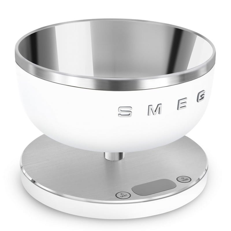 Кухонні ваги KSC01WHMWW цифрові, білий матовий Smeg (COLLEZIONE) Кухонні ваги KSC01WHMWW цифрові, білий матовий Smeg (COLLEZIONE)