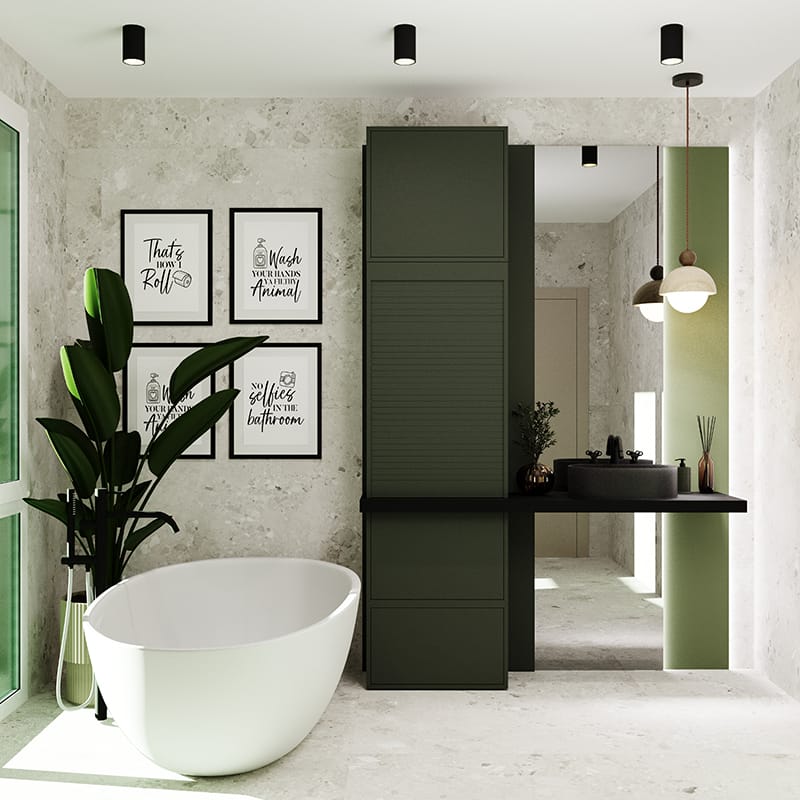 Комплект жалюзі REHAU RAUVOLET Noble matt Olive Detour 3141L 600x1000 мм