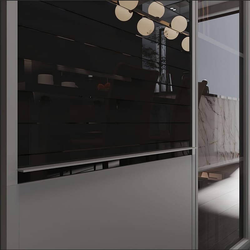 Комплект жалюзи REHAU RAUVOLET Vetro-Line Black Gloss 73978 (Алюминий 230L) 900×1500 мм Комплект жалюзи REHAU RAUVOLET Vetro-Line Black Gloss 73978 (Алюминий 230L) 900×1500 мм