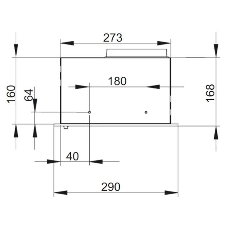 Витяжка вбудована OMC6212WH Hansa