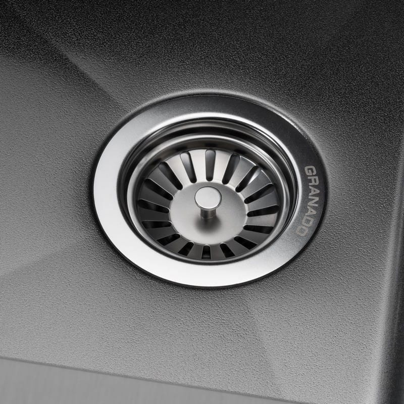 Мийка сталева Galera S201 black textures (500*500*220mm) GRANADO