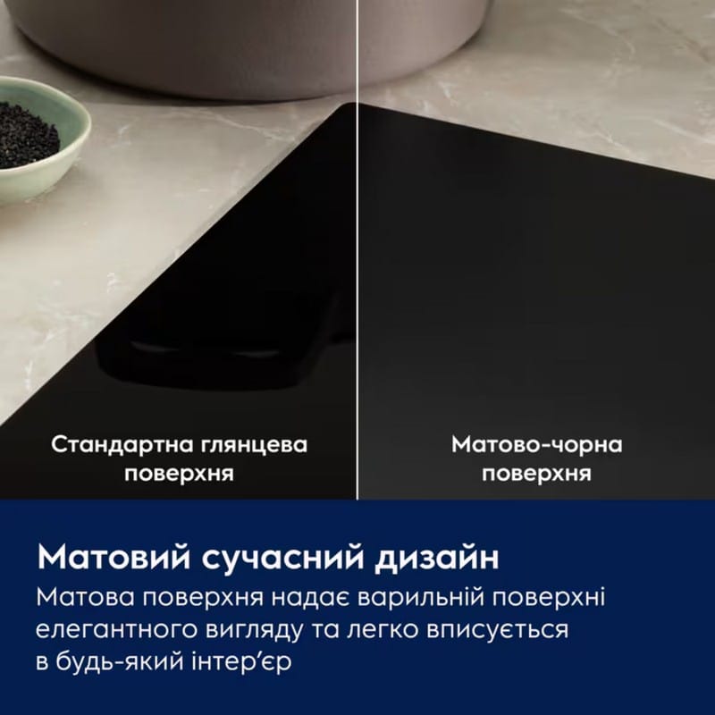 Індукційна варильна поверхня LIB60420CL 60см, чорний матовий Electrolux Індукційна варильна поверхня LIB60420CL 60см, чорний матовий Electrolux