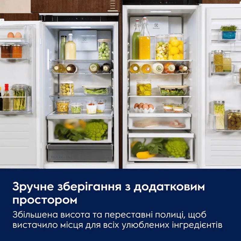 Вбудований комбінований холодильник ENA7CE19S Electrolux Вбудований комбінований холодильник ENA7CE19S Electrolux