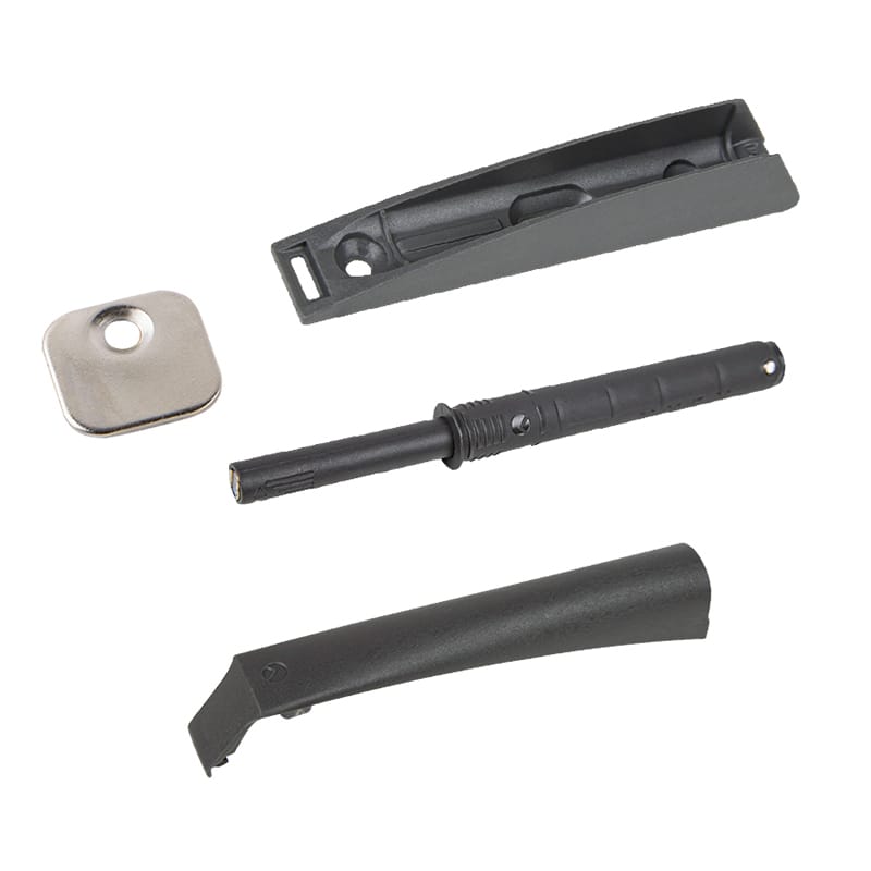 Механизм P2O Magnet, антрацит, накладной, длинный ход (9089630) Hettich