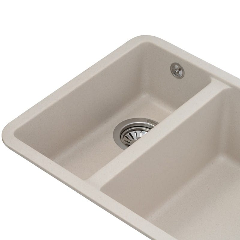 Мийка UNDER TOP DOUBLE biege (705*445mm.) граніт Granado Мийка UNDER TOP DOUBLE biege (705*445mm.) граніт Granado