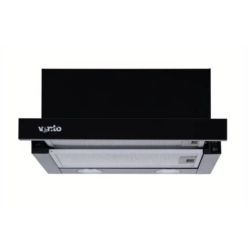 Телескопічна витяжка GARDA 45 BK (700) LED VENTOLUX Телескопічна витяжка GARDA 45 BK (700) LED VENTOLUX